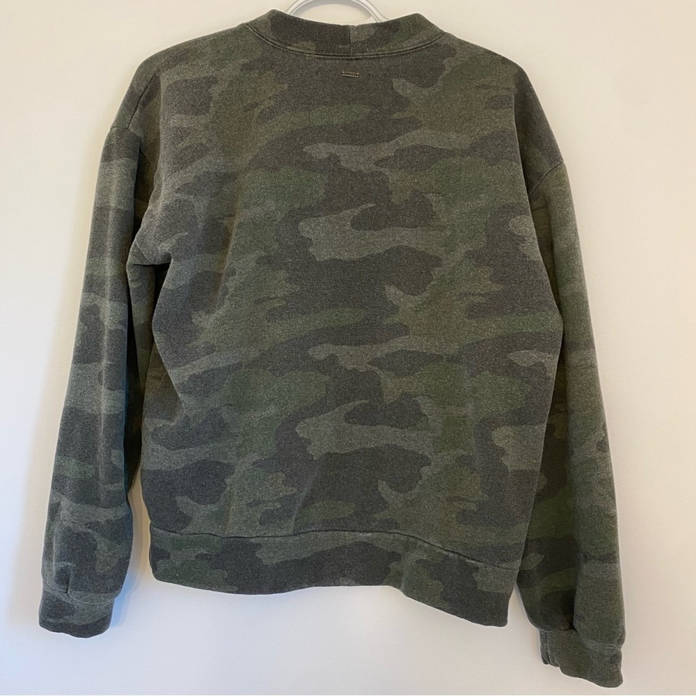 O’Neill green Army  camouflage women’s sweatshirt hunting (16) - Picture 3 of 5
